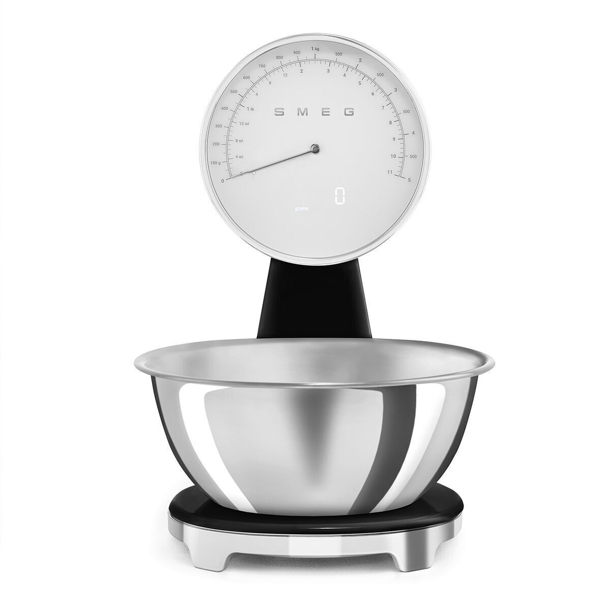 Smeg Ψηφιακή Ζυγαριά Κουζίνας 1gr/5kg Μαύρη