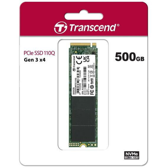 Transcend 110Q SSD 500GB M.2 NVMe PCI Express 3.0 TS500GMTE110Q - Image 4