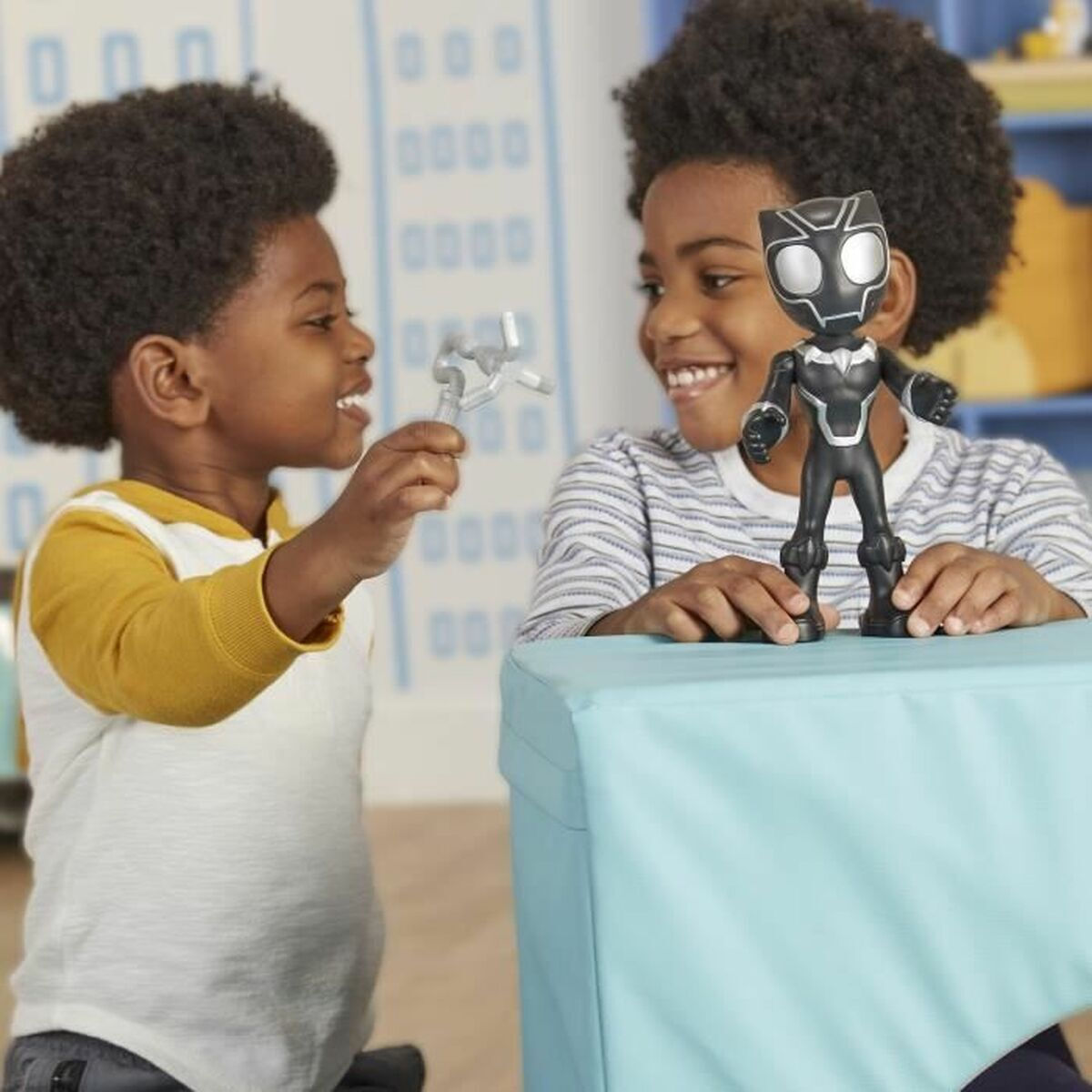 Φιγούρα Δράσης Saf Supersized Hero Black Panther Spider-Man για 3+ Ετών 22εκ. - Image 5