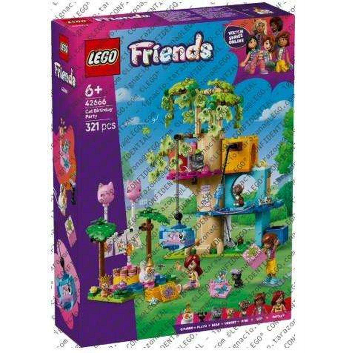 Lego Friends Cat Birthday Party & Tree House για 6+ Ετών 321τμχ