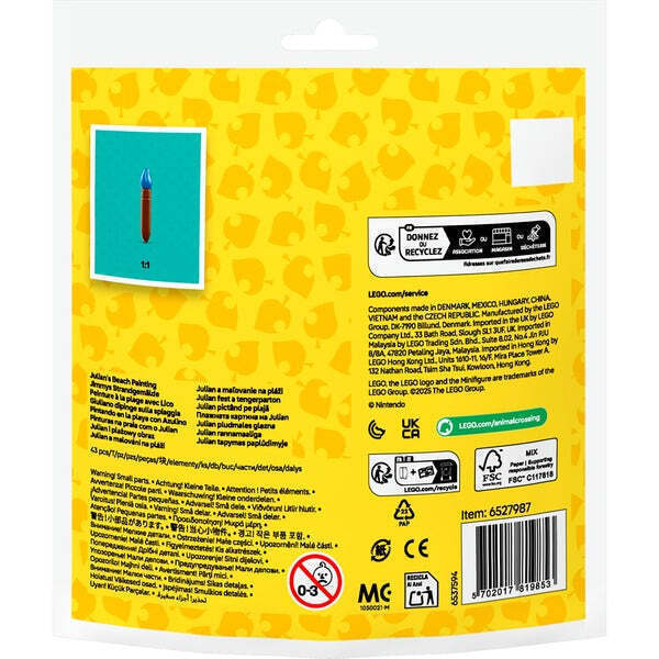 Lego Animal Crossing Julian's Beach Painting για 6+ Ετών 43τμχ - Image 4