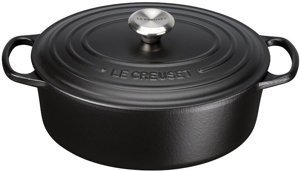 Le Creuset Signature Oval Ρηχή Κατσαρόλα 29cm Black 24147261926