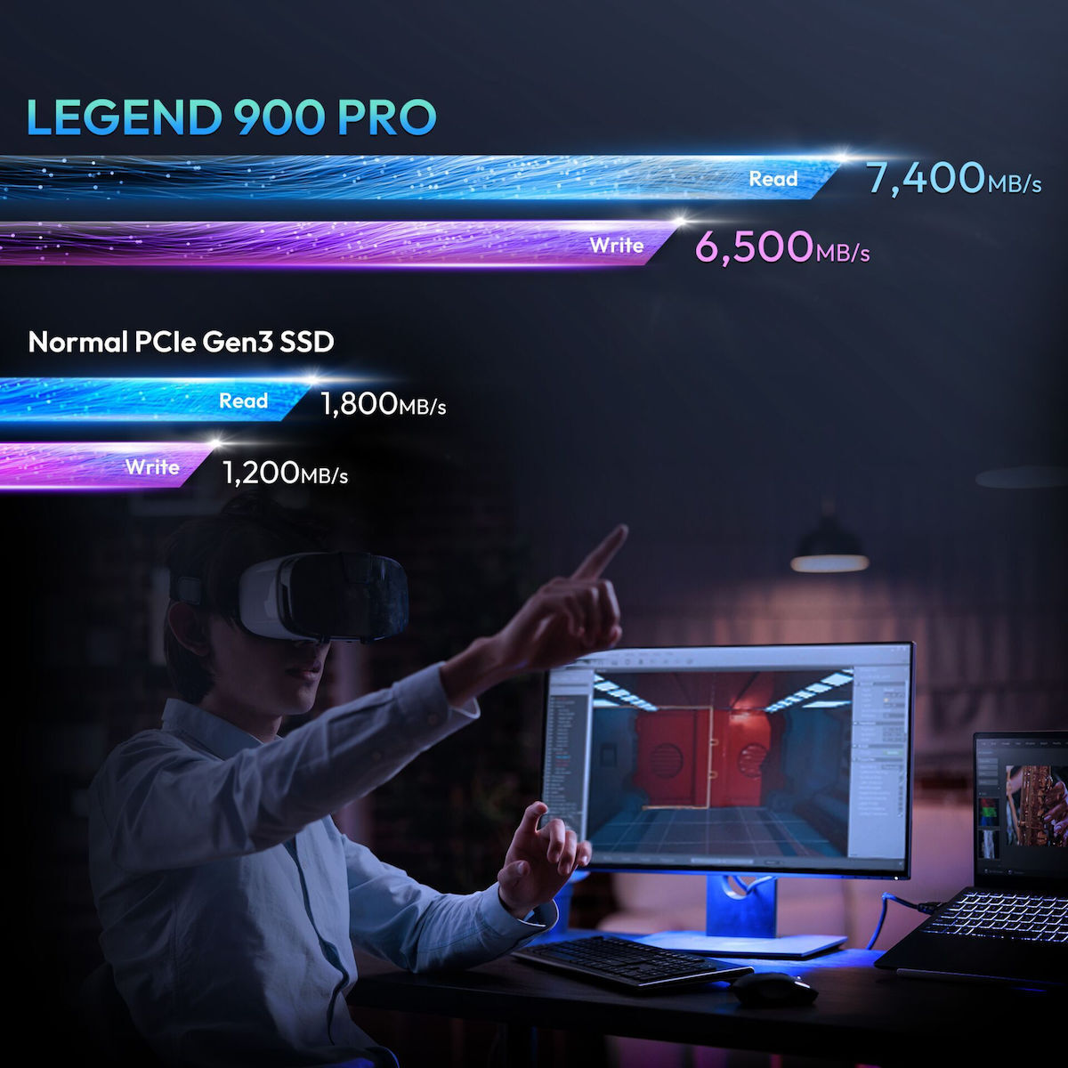 Adata Legend 900 Pro SSD 2TB M.2 NVMe PCI Express 4.0 SLEG-900P-2TCS - Image 8