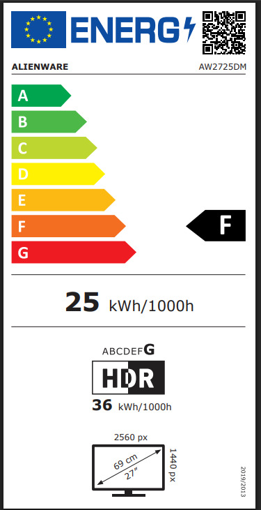 Dell Alienware AW2725DΜ 27" IPS HDR QHD 2560x1440 - Image 3