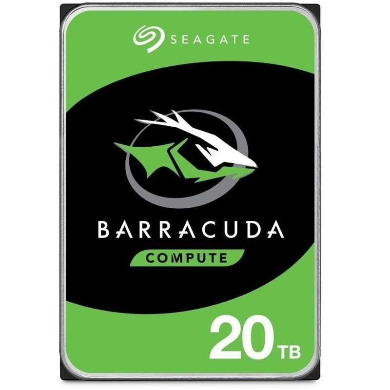 Seagate BarraCuda 20TB HDD Σκληρός Δίσκος 3.5" SATA III 7200rpm με 512MB Cache για Desktop ST20000DM001