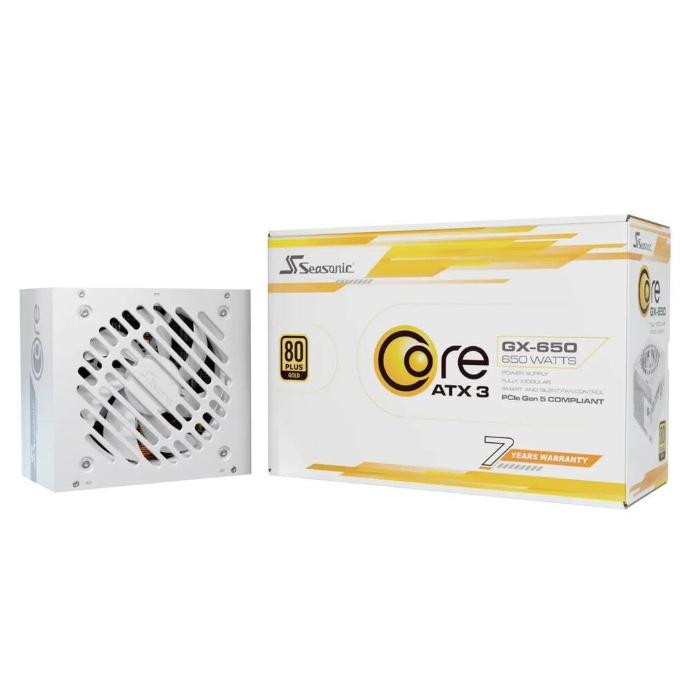 Seasonic CORE GX 650W Λευκό Τροφοδοτικό Υπολογιστή Full Modular 80 Plus Gold - Image 7