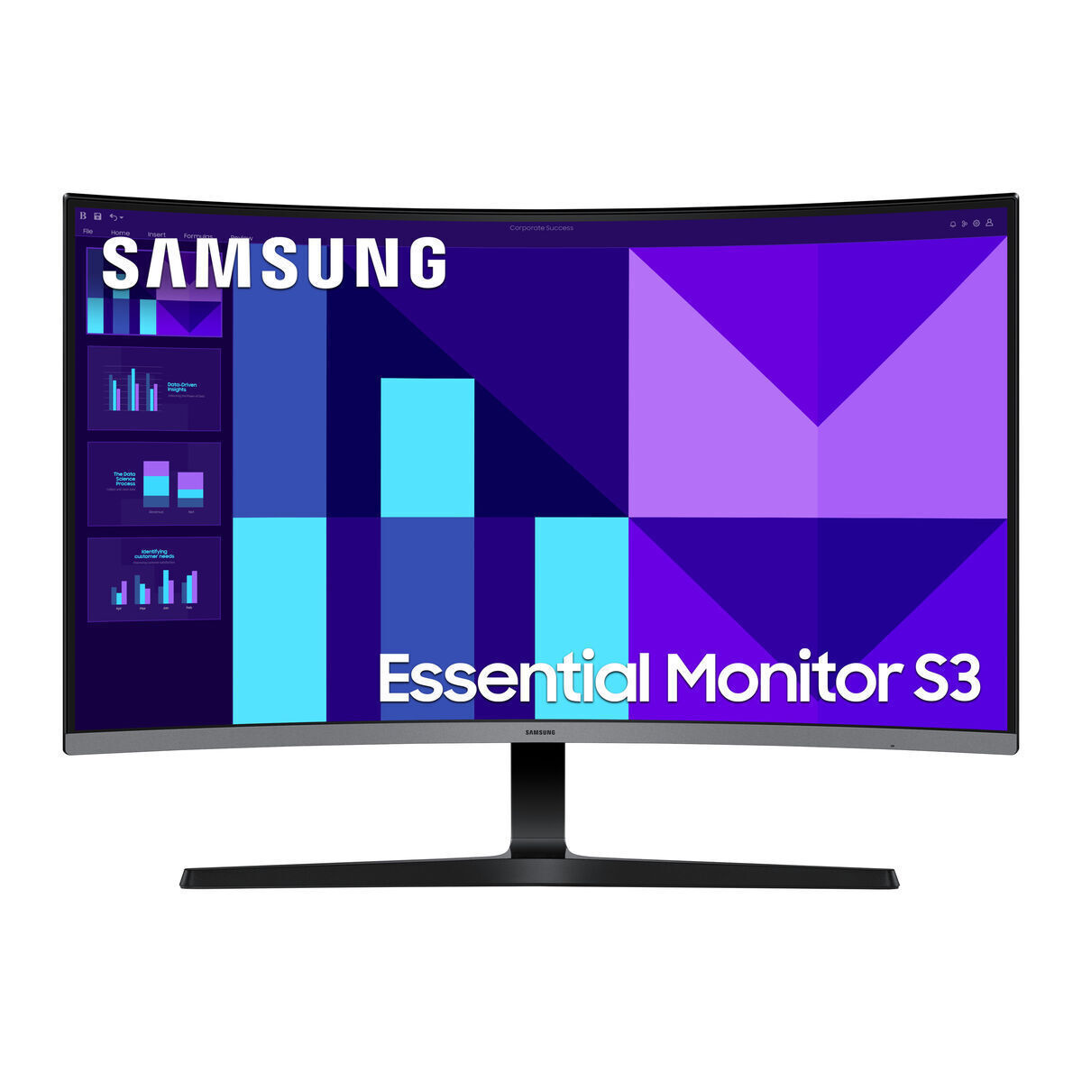Samsung Essential Monitor S3 S39GD 32" VA Curved FHD 1920x1080 - Image 4