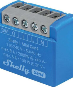 Shelly "1 Mini Smart Ενδιάμεσος Διακόπτης Bluetooth