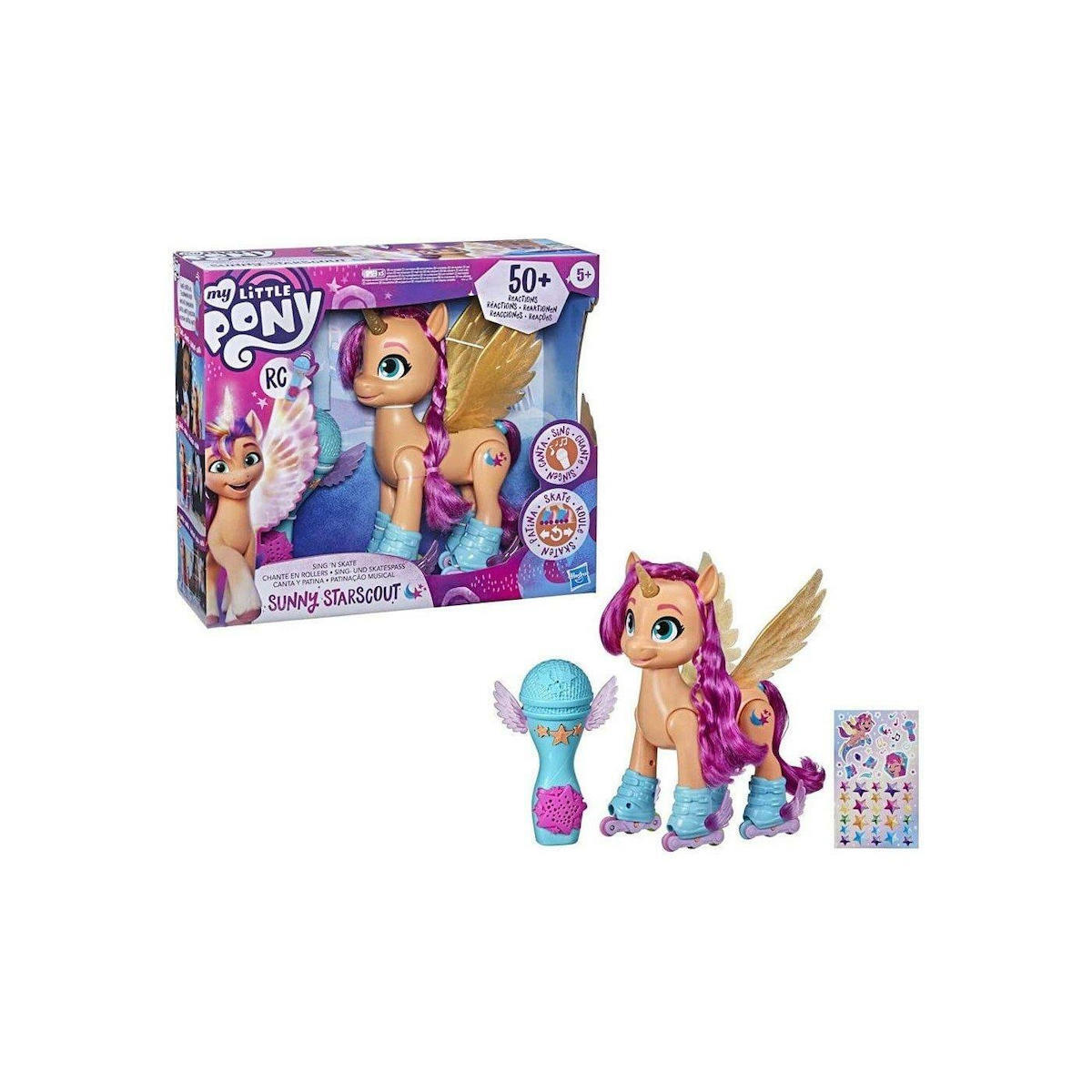 Hasbro Παιχνίδι Μινιατούρα Sing 'N Skate - Sunny My Little Pony 22εκ. - Image 4