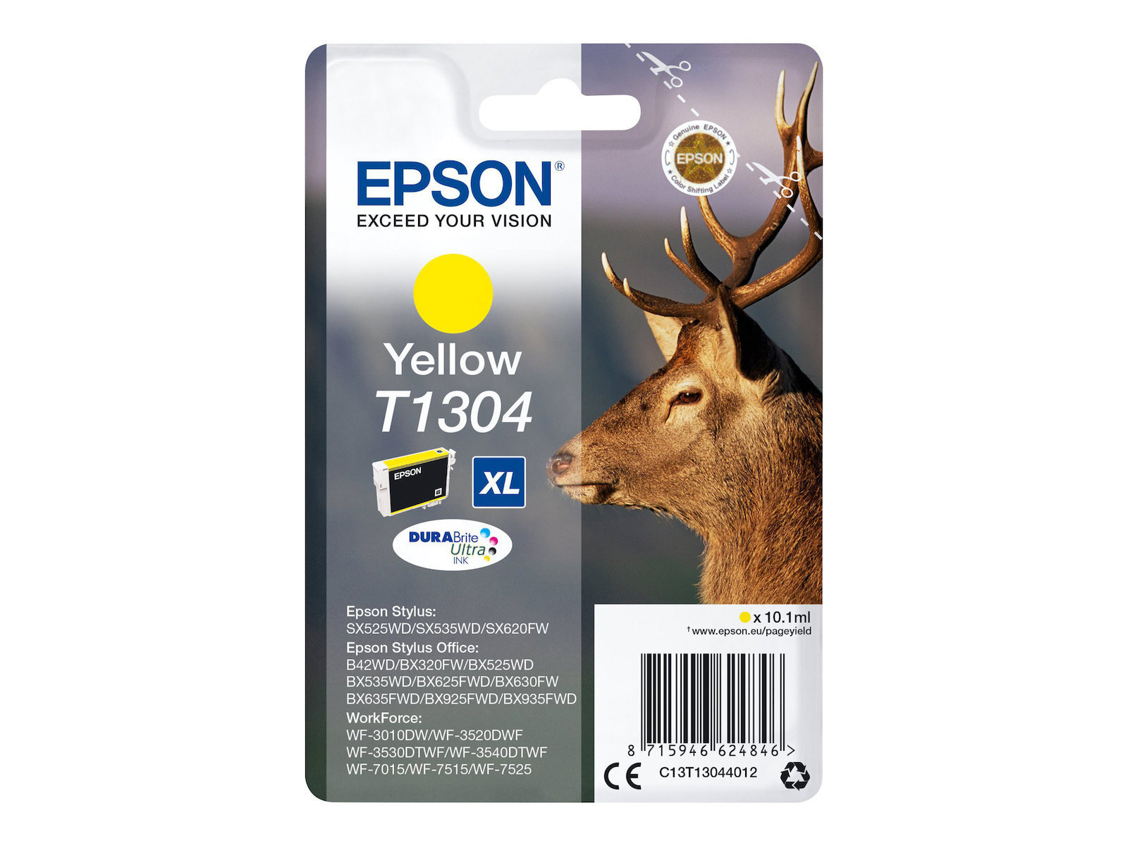 Epson T1304 Γνήσιο Μελάνι Εκτυπωτή InkJet Κίτρινο (C13T13044010 C13T13044012) - Image 3