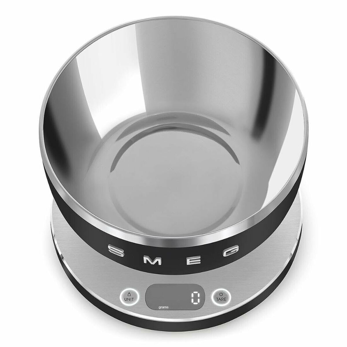 Smeg Ψηφιακή Ζυγαριά Κουζίνας με Κάδο 1gr/5kg Μαύρη - Image 2