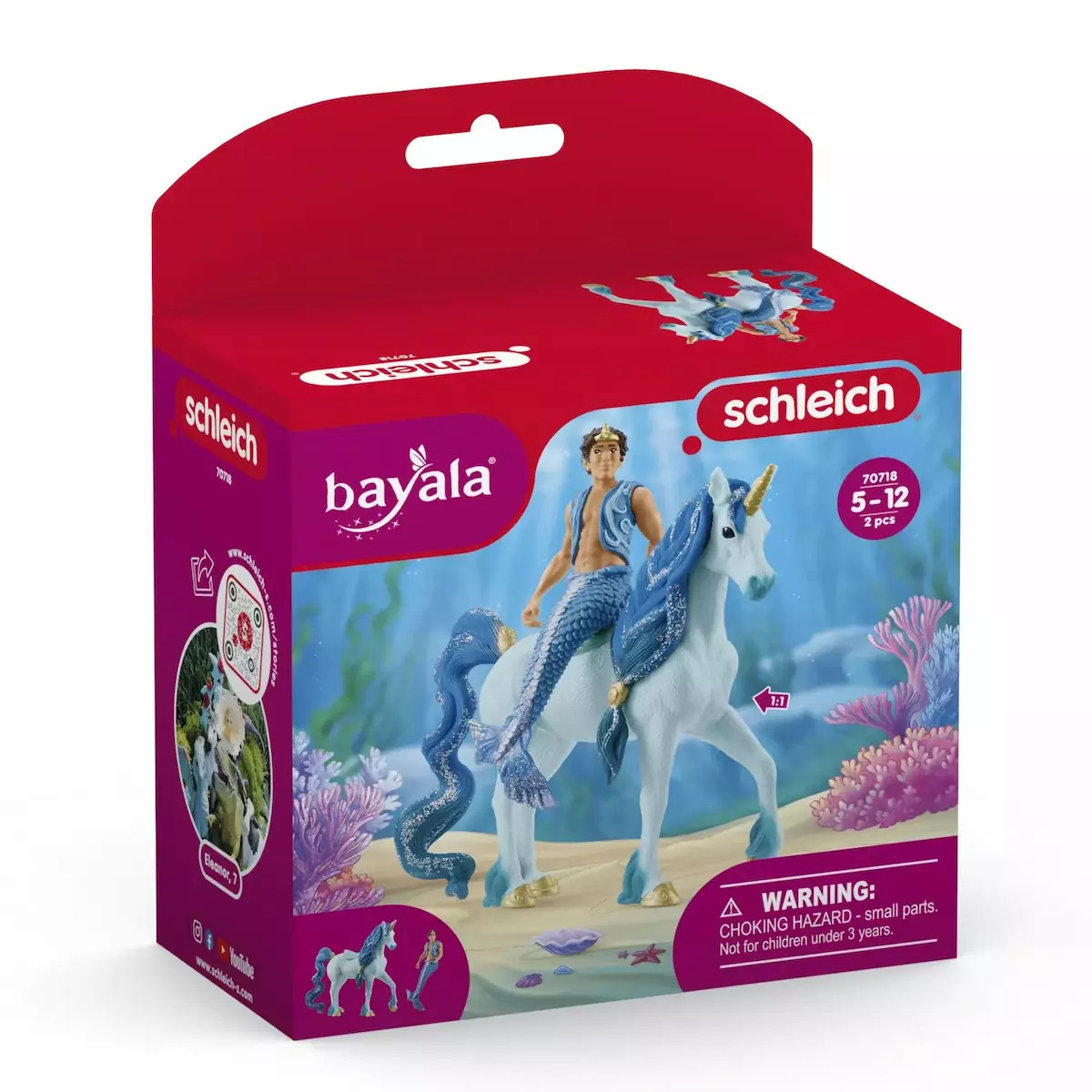 Schleich-S Παιχνίδι Μινιατούρα Bayala Aryon & Einhorn για 5-12 Ετών