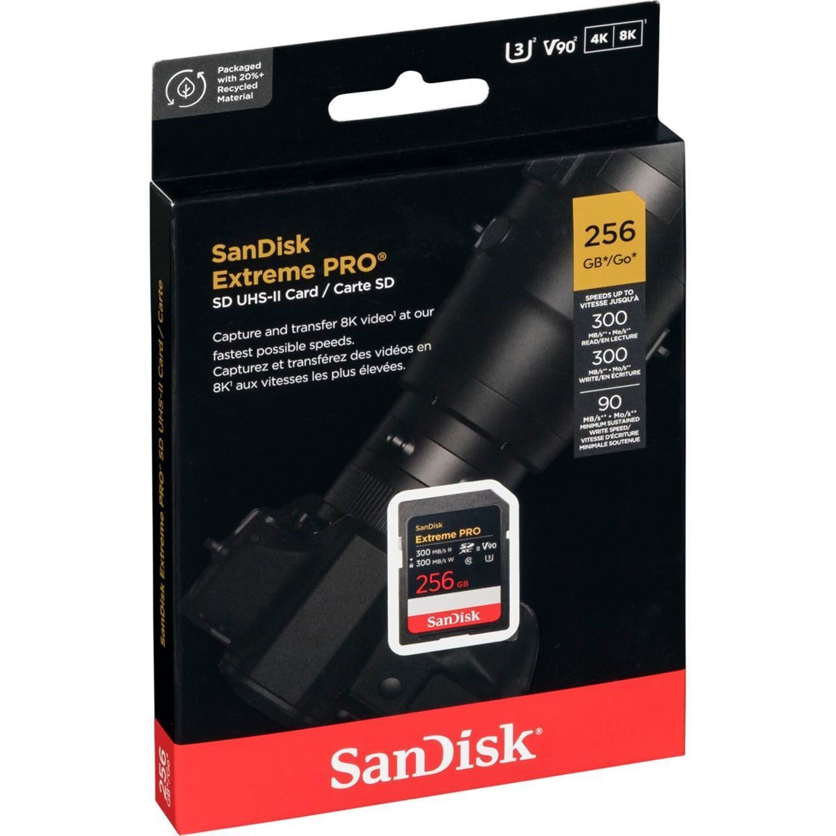 Sandisk Sdxc 256gb Extreme Pro Uhs-ii V90 8k 300mb/s - Image 3