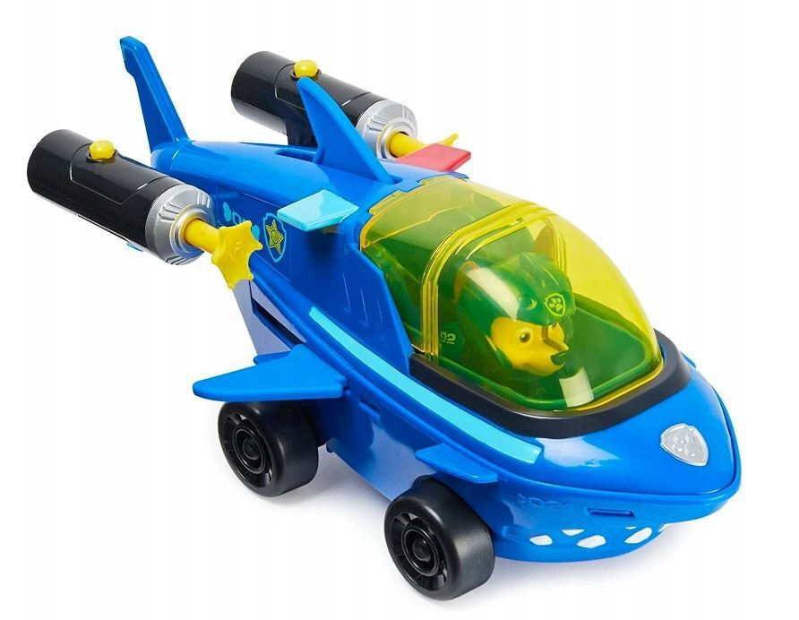Spin Master Παιχνίδι Μινιατούρα Aqua Pups Paw Patrol Chase Shark Vehicle Μπλε για 3+ Ετών - Image 3