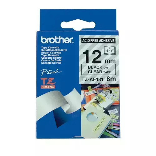 Brother TZE131S Ταινία Ετικετογράφου 4m x 12mm σε Διάφανο Χρώμα - Image 3