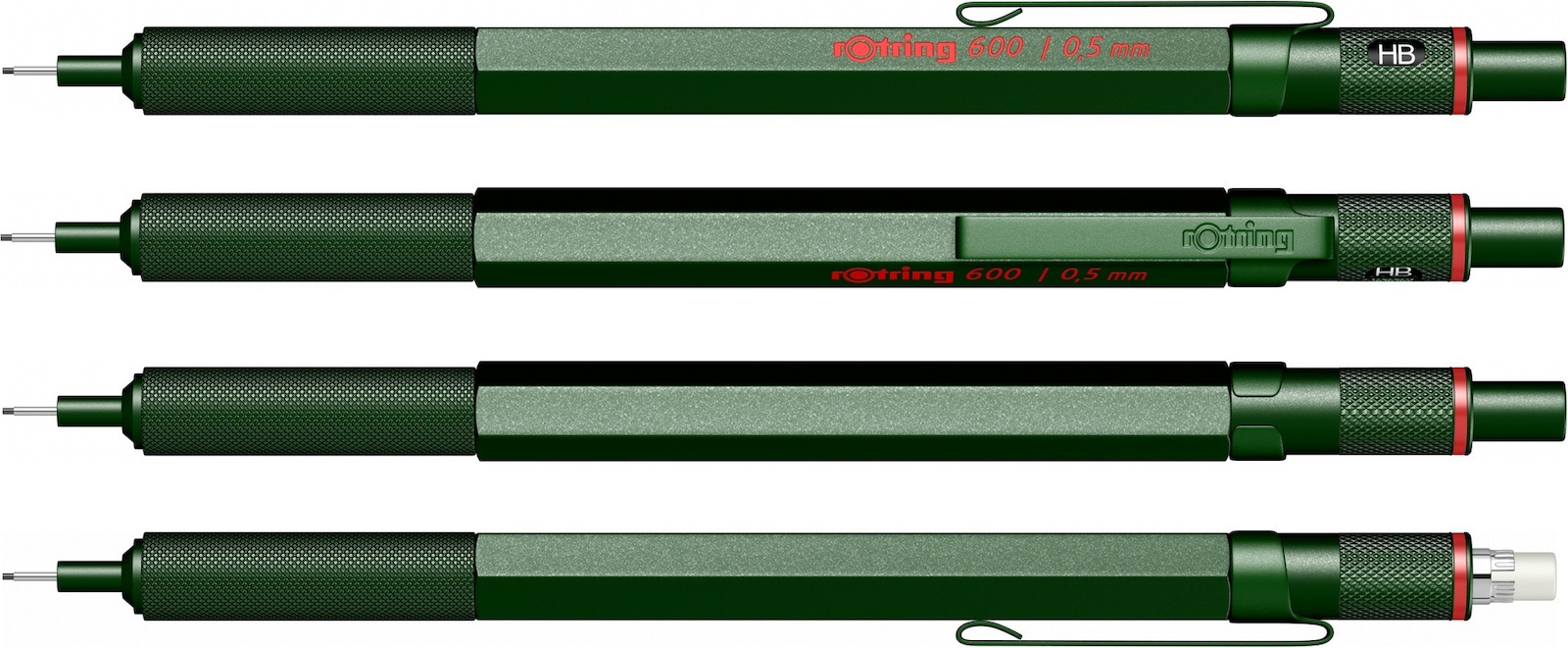 Rotring 600 Green Mechanical Pencil 0,5mm 3026981142680 - Image 12