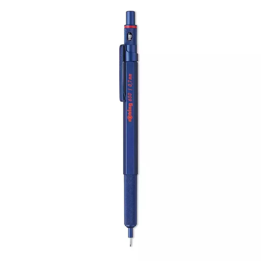Rotring 600 Μηχανικό Μολύβι Σχεδίου Μεταλλικό 0.7mm 1τμχ Μπλε - Image 3
