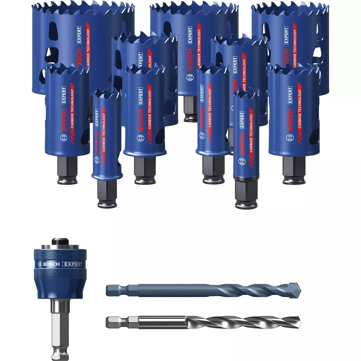Bosch Σετ Ποτηροπρίονα Expert Tough Material με Διάμετρο από 1mm έως 76mm για Ξύλο και Μέταλλο - Image 3