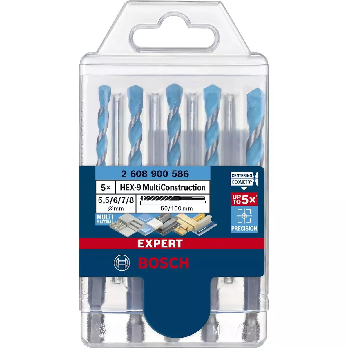 Bosch Expert Hex-9 Σετ 5 Τρυπάνια με Εξάγωνο Στέλεχος - Image 4