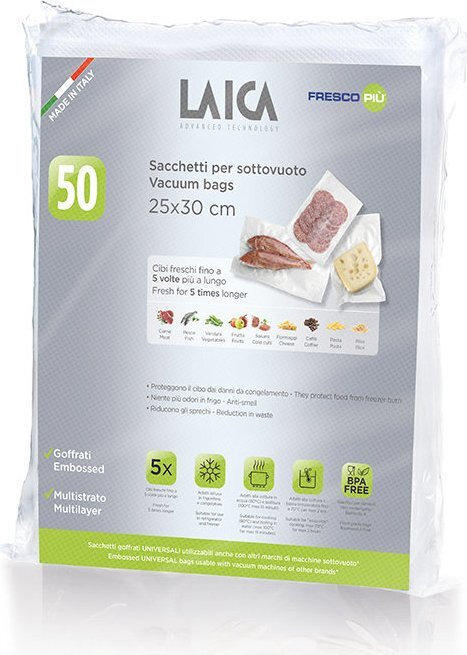 Laica Σακούλες για Συσκευές Vacuum 280x200mm 1τμχ