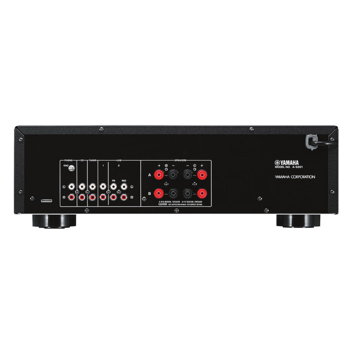 Yamaha A-S201 Ολοκληρωμένος Ενισχυτής Hi-Fi Stereo 140W/4Ω 100W/8Ω S000.30899 Ασημί - Image 4