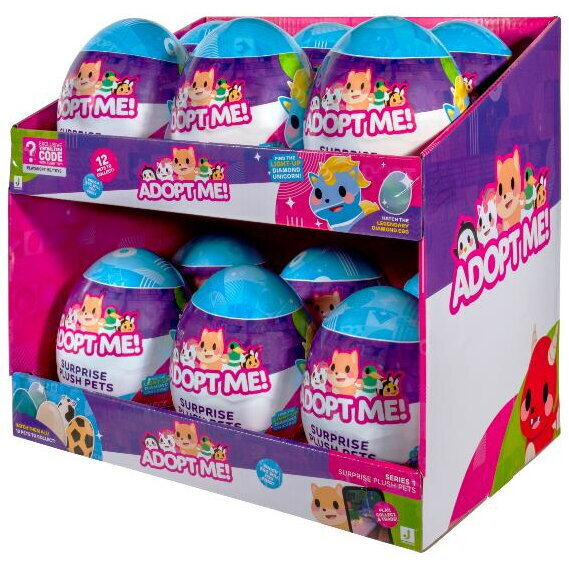Παιχνίδι Μινιατούρα Adopt Me Puppies To Love Surprise Eggs Plush (Διάφορα Σχέδια) 1τμχ