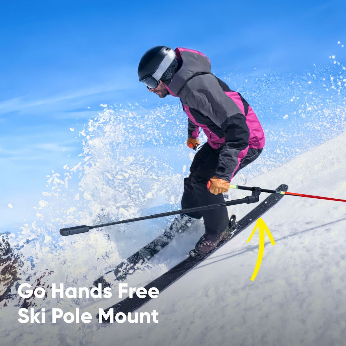 Insta360 X4 Action Camera 8K Λήψης 360° Υποβρύχια Ski Combo με Οθόνη Αφής 2.5" και Wi-Fi Μαύρη - Image 4