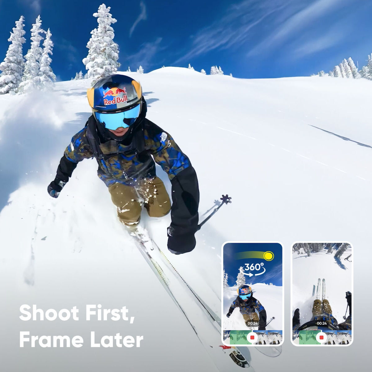 Insta360 X4 Action Camera 8K Λήψης 360° Υποβρύχια Ski Combo με Οθόνη Αφής 2.5" και Wi-Fi Μαύρη - Image 6