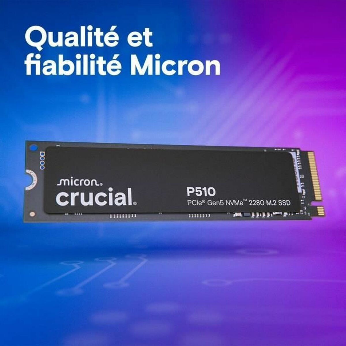 Crucial P510 SSD 2TB M.2 NVMe PCI Express 5.0 CT2000P510SSD8 - Image 3