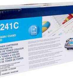 Brother TN-241C Γνήσιο Toner Laser Εκτυπωτή Κυανό 1500 Σελίδων (TN-241C)