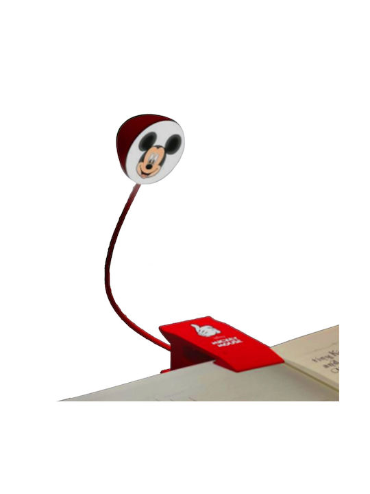 Paladone Disney Mickey LED Φωτιστικό Γραφείου με Εύκαμπτο Βραχίονα και Κλιπ