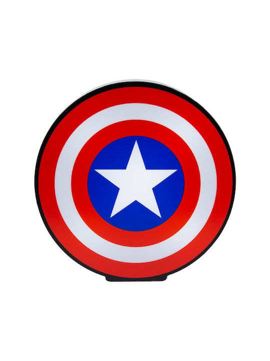 Paladone Παιδικό Διακοσμητικό Φωτιστικό Captain America Πολύχρωμο 15x15x15εκ.