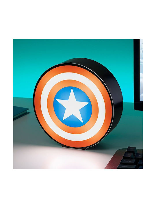 Paladone Παιδικό Διακοσμητικό Φωτιστικό Captain America Πολύχρωμο 15x15x15εκ. - Image 4