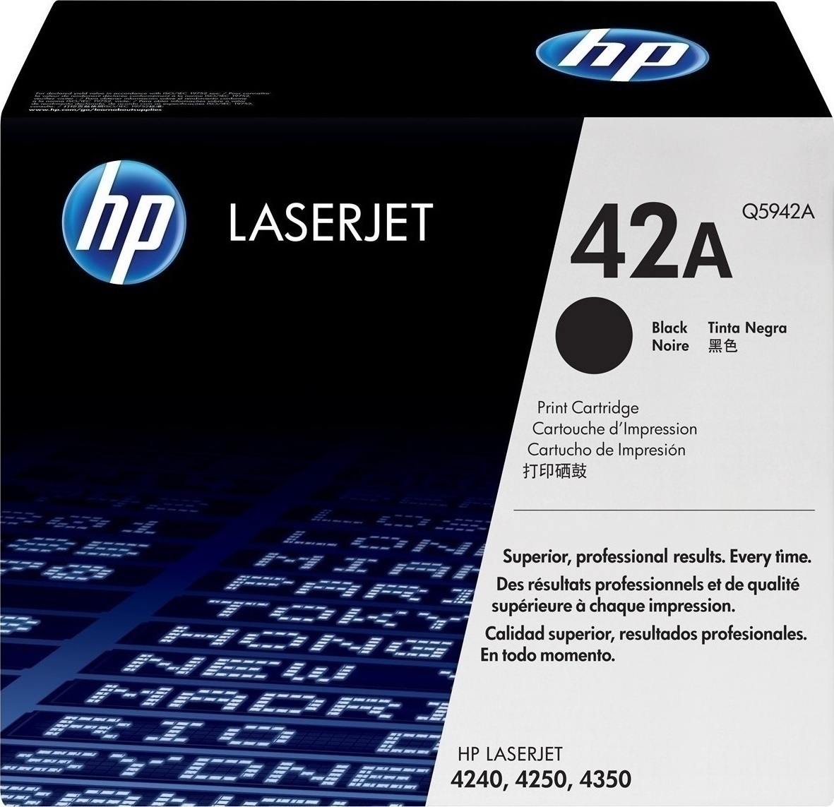 HP 42A Γνήσιο Toner Laser Εκτυπωτή Μαύρο 10000 Σελίδων (Q5942A)