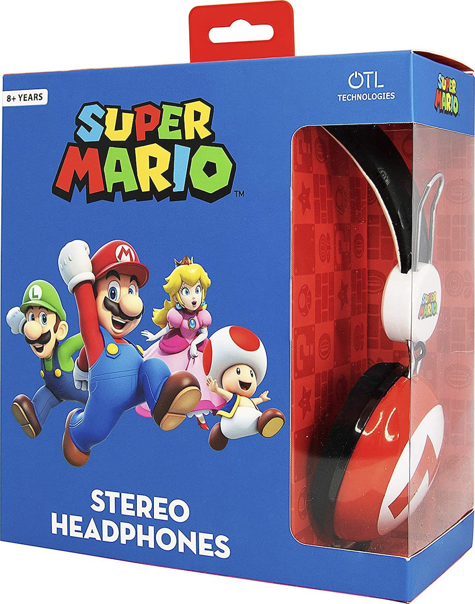 OTL Tween Super Mario Icon Bluetooth / 3.5mm Κόκκινα - Image 3
