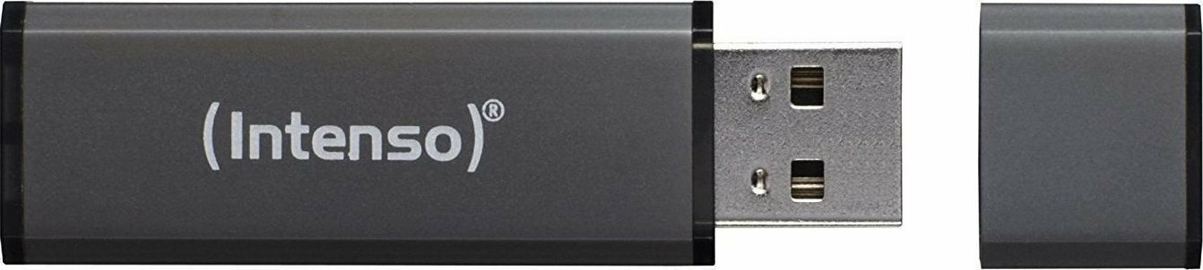Intenso Alu Line 32GB USB 2.0 Stick Γκρι - Image 2