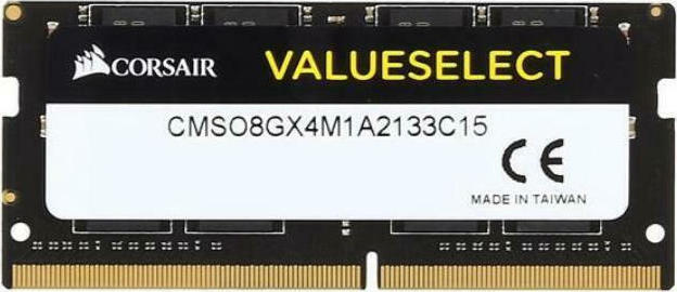 Corsair Value Select DDR4 με Module 1x8GB και Ταχύτητα 2133 για Laptop CMSO8GX4M1A2133C15 - Image 3