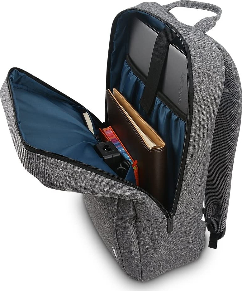 Lenovo B210 Αδιάβροχη Τσάντα Πλάτης για Laptop 15.6" σε Γκρι χρώμα - Image 5