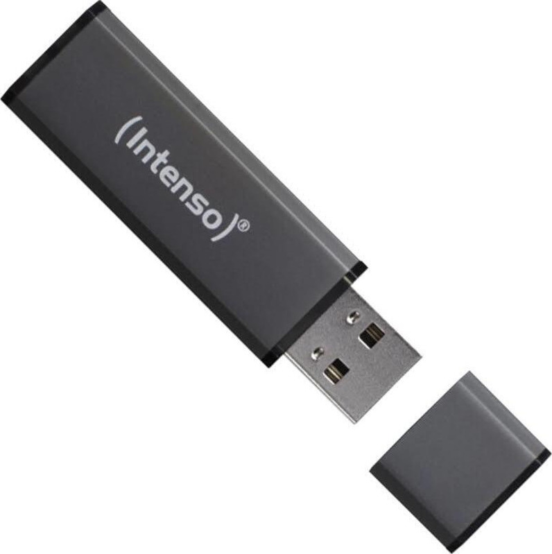 Intenso Alu Line 32GB USB 2.0 Stick Γκρι - Image 7