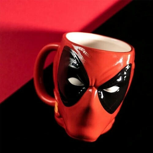 Paladone Deadpool Head Shaped Κούπα Κεραμική Κόκκινη 350ml - Image 3