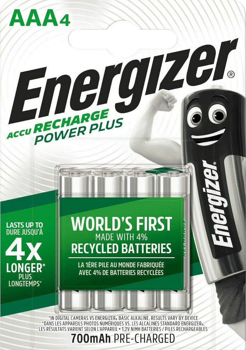 Energizer Power Plus AAA 700mAh 1.2V 4τμχ - Image 3