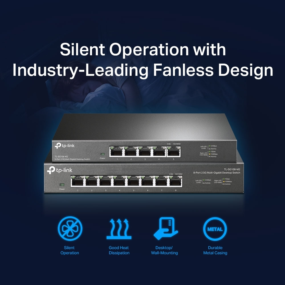 TP-LINK TL-SG108-M2 Unmanaged L2 - Image 5