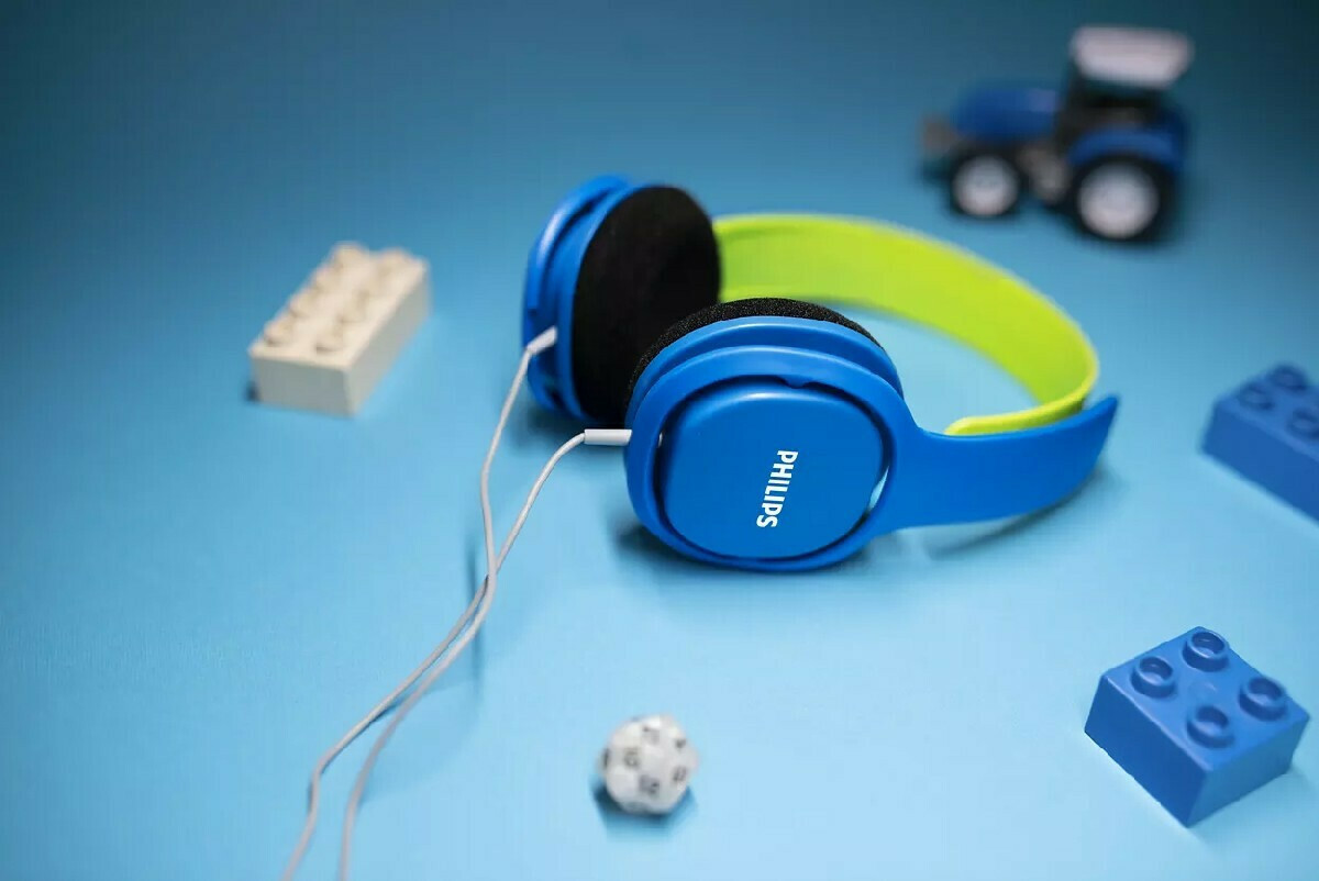 Philips SHK2000 Ασύρματα / Ενσύρματα Παιδικά On Ear Ακουστικά Μπλε / Πράσινα - Image 4