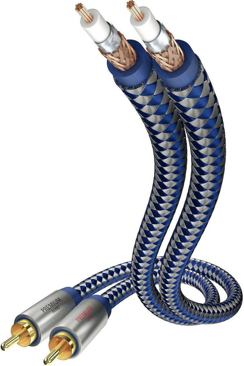 Inakustik Cable 2x RCA male - 2x RCA male 1.5m (00404015)