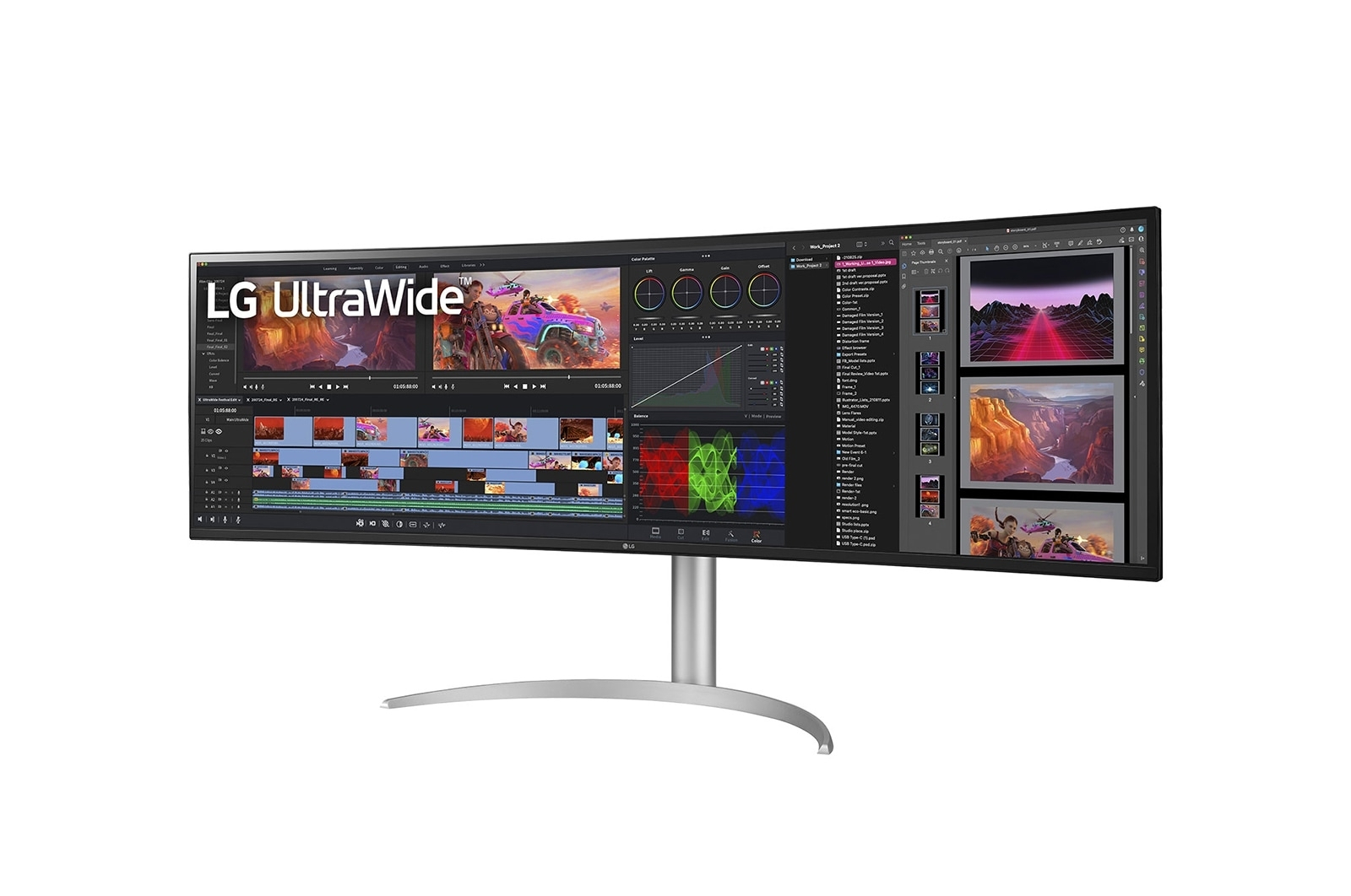 LG 49WQ95X-W 49" Ultrawide IPS HDR Curved 5120x1440 - Image 2