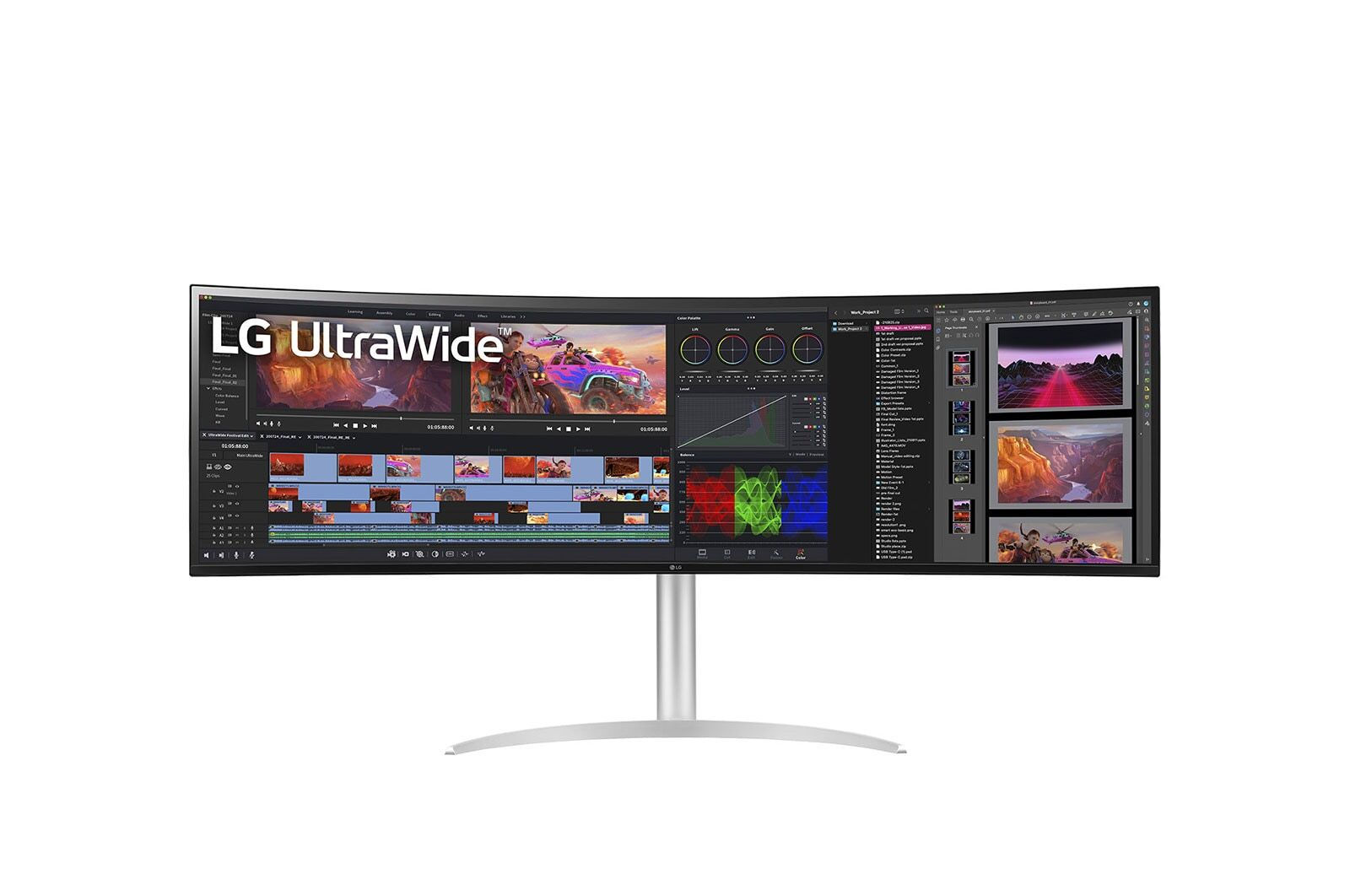LG 49WQ95X-W 49" Ultrawide IPS HDR Curved 5120x1440