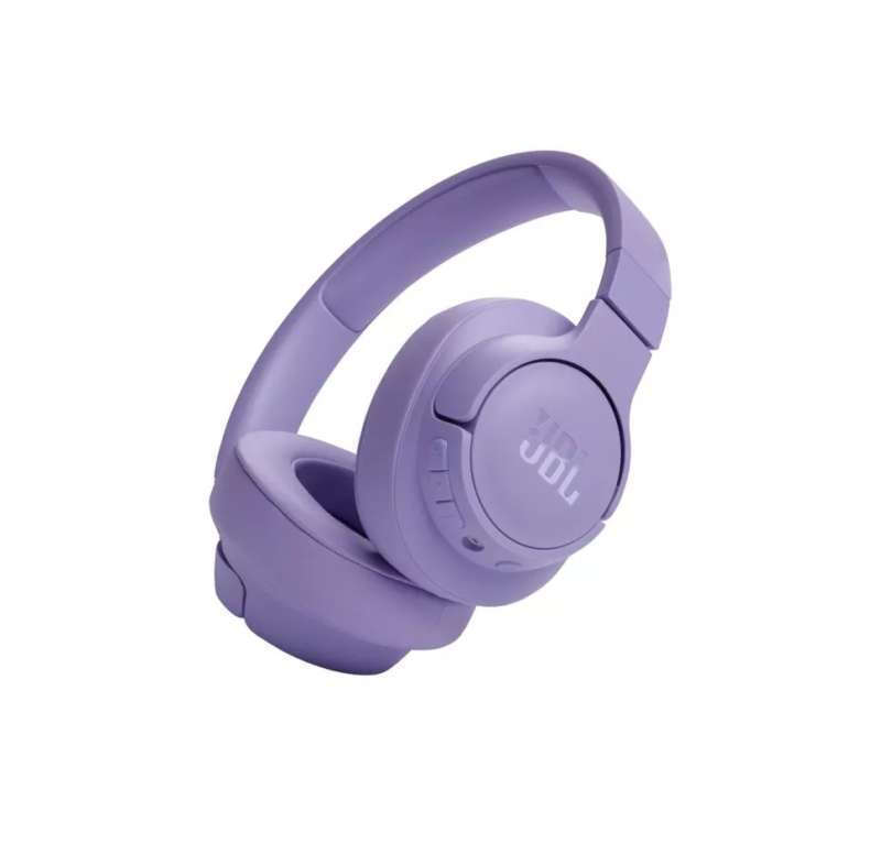 JBL Tune 720BT Ασύρματα / Ενσύρματα Over Ear Ακουστικά με 76 ώρες Λειτουργίας και Quick Charge Μωβ