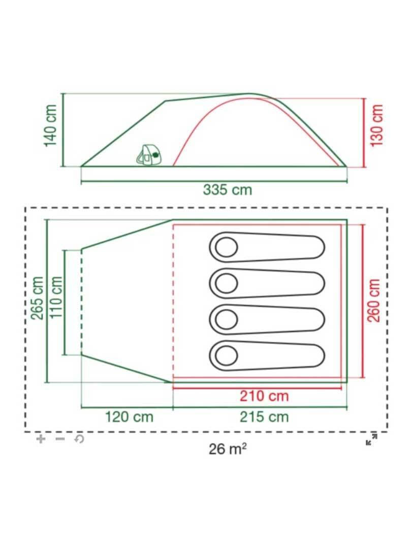 Coleman Darwin 4 Plus Igloo Πράσινη - Image 7