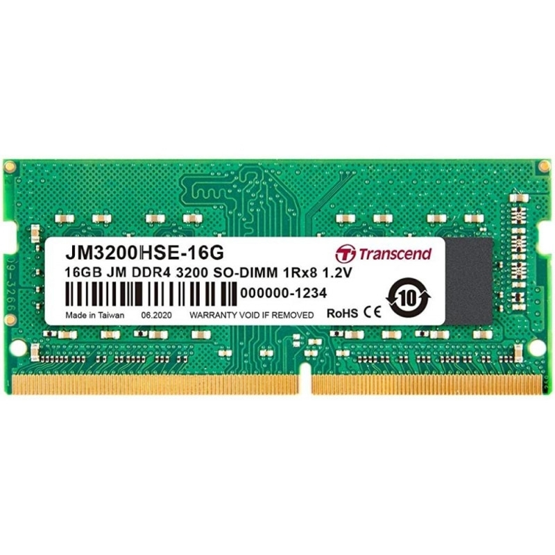 Transcend JetRam DDR4 με Module 1x16GB και Ταχύτητα 3200 για Laptop JM3200HSE-16G - Image 3