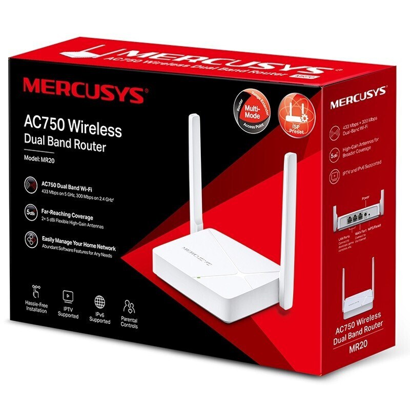 Mercusys MR20 Ασύρματο Router - Image 5